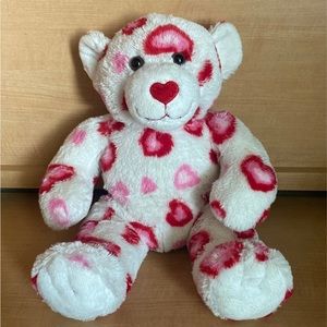 Build a Bear Workshop Plush Valentines Heart White Bear